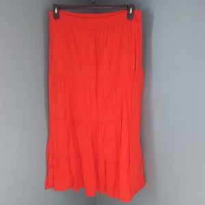 Cato Orange skirt mid calf